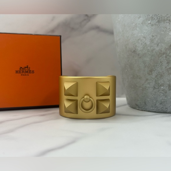 Hermes Jewelry - ❌SOLD❌🔥NEW! Hermès•Collier de Chien Aluminum Sunset Cuff Bracelet T2